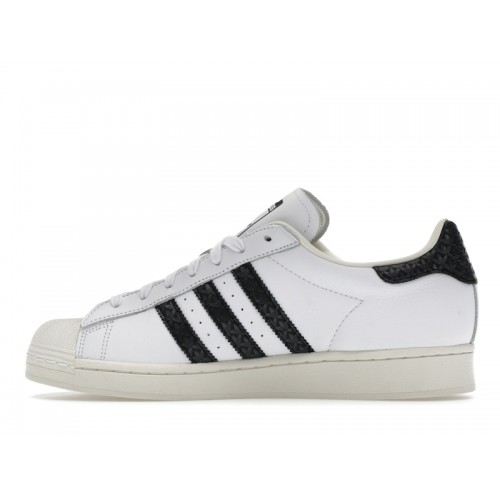 adidas Superstar Cloud White Core Black Gold Metallic - мужская сетка размеров