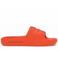 adidas Adilette 22 Slides Orange Core Black
