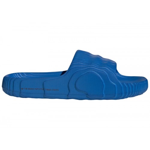 adidas Adilette 22 Slides Blue Bird Core Black - мужская сетка размеров