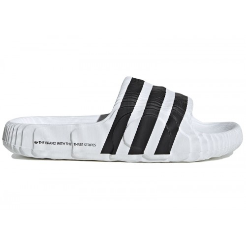 adidas Adilette 22 Cloud White Core Black - мужская сетка размеров