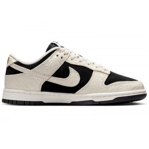 Nike Dunk Low Embossed Black Sail (W) - женская сетка размеров