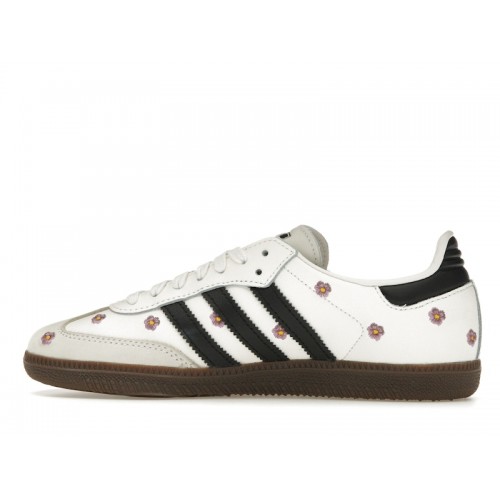 Кроссы adidas Samba Light Purple Floral (W) - женская сетка размеров