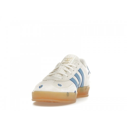 Кроссы adidas Gazelle Indoor Light Blue Floral (W) - женская сетка размеров