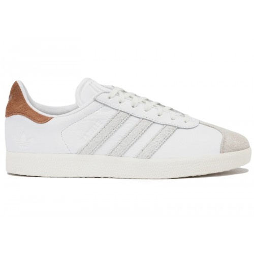 adidas Gazelle Shoe Palace White Brown - мужская сетка размеров