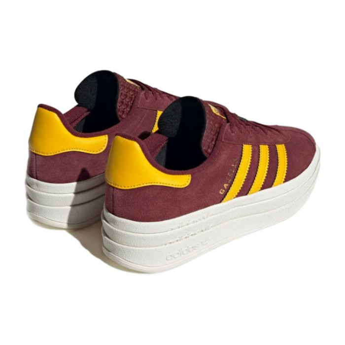 adidas Gazelle Bold Shadow Red Bold Gold (W) - женская сетка размеров adidas Gazelle Bold Shadow Red Bold Gold (W) - женская сетка размеров