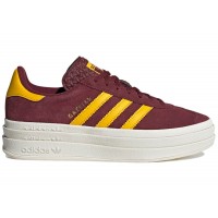 Женские кроссовки adidas Gazelle Bold Shadow Red Bold Gold (W)