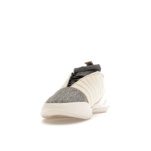 Кроссы adidas Harden Vol. 7 Cream White Carbon Grey - мужская сетка размеров