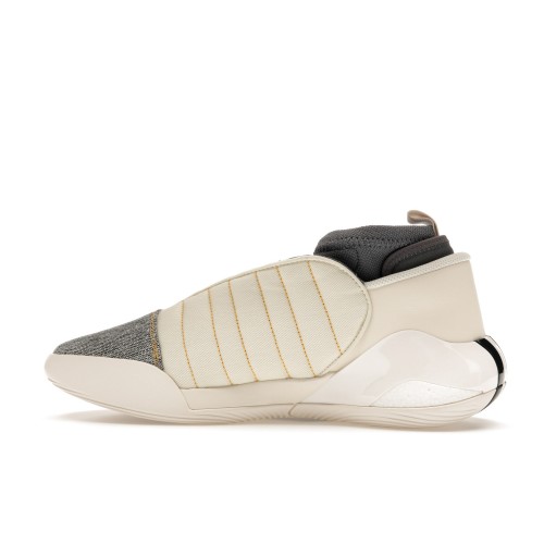 Кроссы adidas Harden Vol. 7 Cream White Carbon Grey - мужская сетка размеров