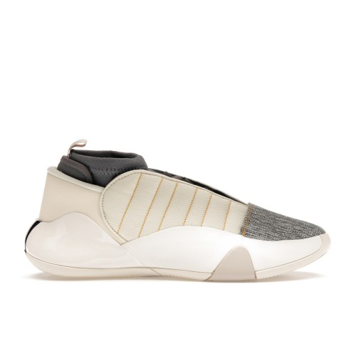Кроссы adidas Harden Vol. 7 Cream White Carbon Grey - мужская сетка размеров