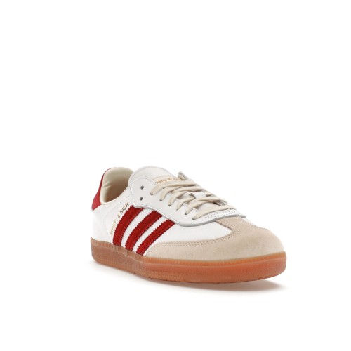 Кроссы adidas Samba Sporty & Rich White Collegiate Burgundy - мужская сетка размеров