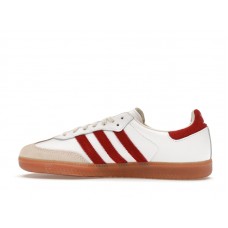 adidas Samba Sporty & Rich White Collegiate Burgundy