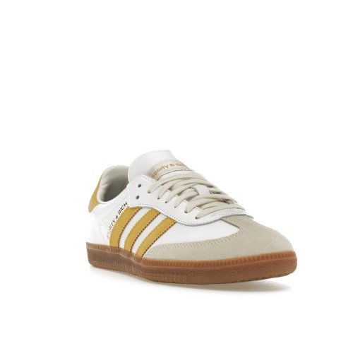 Кроссы adidas Samba Sporty & Rich White Bold Gold - мужская сетка размеров