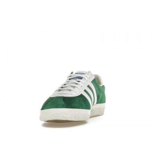 Кроссы adidas Gazelle SPZL Dark Green White - мужская сетка размеров