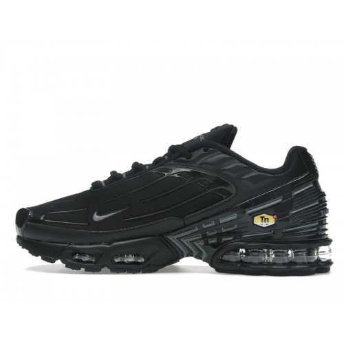 Nike Air Max Plus 3 Black Silver - мужская сетка размеров