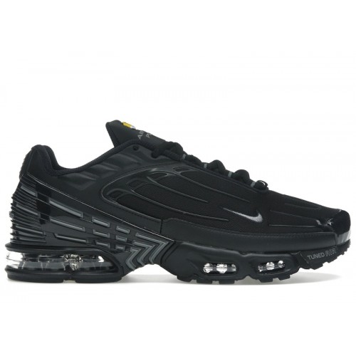 Nike Air Max Plus 3 Black Silver - мужская сетка размеров