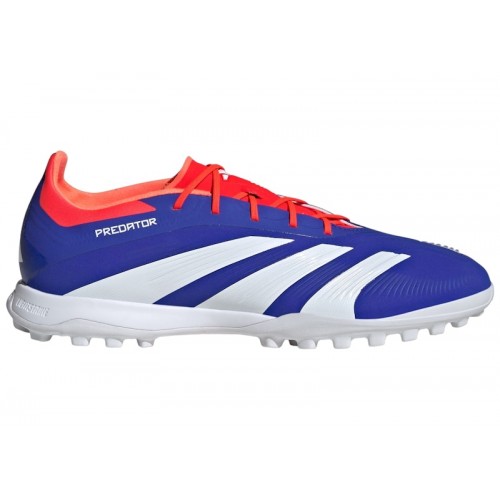 adidas Predator Elite Turf Lucid Blue Cloud White Solar Red - мужская сетка размеров