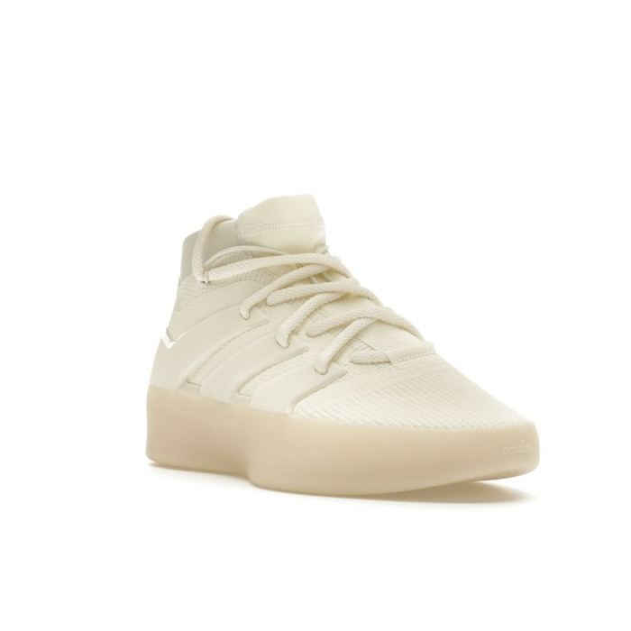 Mens Fear of God Athletics x adidas I BASKETBALL Triple White - мужская сетка размеров Mens Fear of God Athletics x adidas I BASKETBALL Triple White - мужская сетка размеров