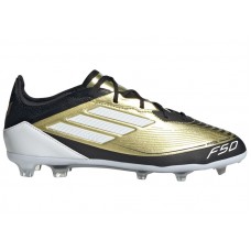 Подростковые adidas F50 Pro FG Messi Gold Metallic Cloud White Core Black (GS)