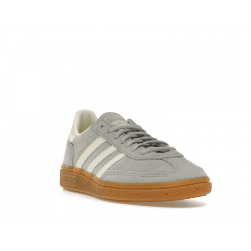 Кроссы adidas Handball Spezial Grey Cream White - мужская сетка размеров