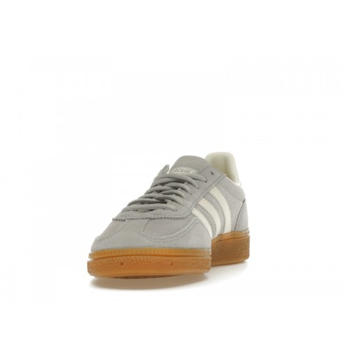 Кроссы adidas Handball Spezial Grey Cream White - мужская сетка размеров