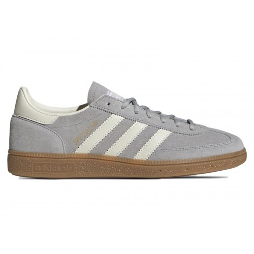 Кроссы adidas Handball Spezial Grey Cream White - мужская сетка размеров