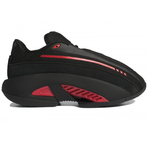 Кроссы adidas Mad IIInfinity Core Black Red - мужская сетка размеров