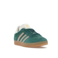 adidas Gazelle Collegiate Green Wonder Beige Gold Metallic