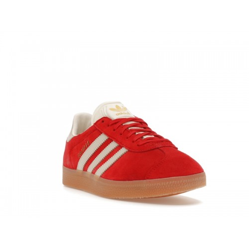 Кроссы adidas Gazelle Better Scarlet Aluminum Gum (W) - женская сетка размеров