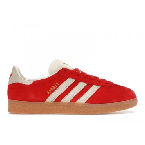 Кроссы adidas Gazelle Better Scarlet Aluminum Gum (W) - женская сетка размеров