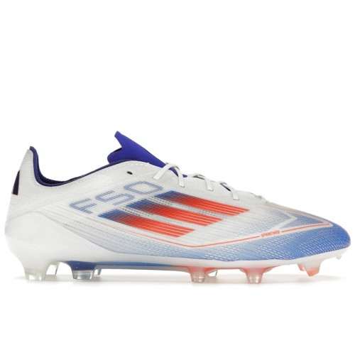adidas F50 Elite FG Cloud White Solar Red Lucid Blue - мужская сетка размеров