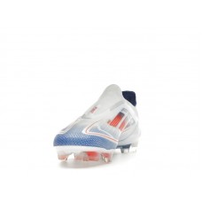 adidas F50 Elite Laceless FG Cloud White Solar Red Lucid Blue