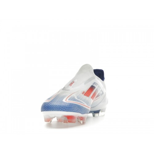 adidas F50 Elite Laceless FG Cloud White Solar Red Lucid Blue - мужская сетка размеров