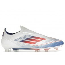adidas F50 Elite Laceless FG Cloud White Solar Red Lucid Blue