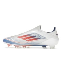 adidas F50 Elite Laceless FG Cloud White Solar Red Lucid Blue