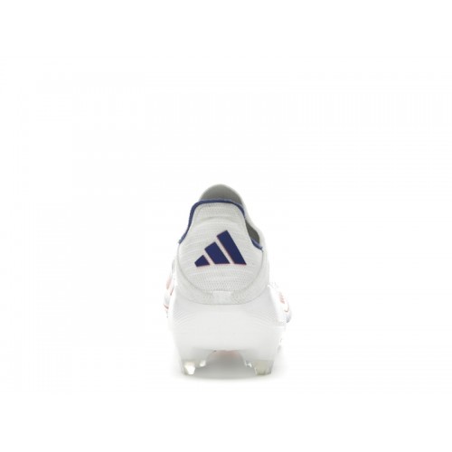adidas F50 Elite Laceless FG Cloud White Solar Red Lucid Blue - мужская сетка размеров