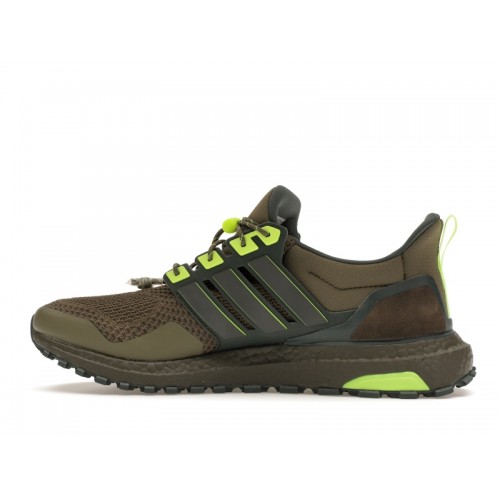 adidas Ultra Boost 1.0 ATR Olive Strata Shadow Olive Lucid Lemon - мужская сетка размеров
