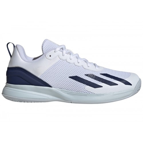 adidas Courtflash Speed Cloud White Dark Blue Halo Blue - мужская сетка размеров