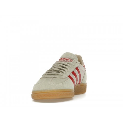 Кроссы adidas Handball Spezial Putty Grey Team Victory Red Wonder Beige - мужская сетка размеров