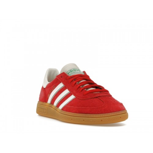 Кроссы adidas Handball Spezial Better Scarlet Green - мужская сетка размеров