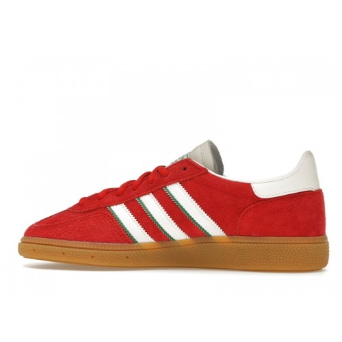 Кроссы adidas Handball Spezial Better Scarlet Green - мужская сетка размеров