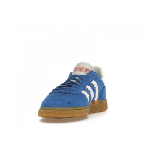 Кроссы adidas Handball Spezial Blue Better Scarlet - мужская сетка размеров