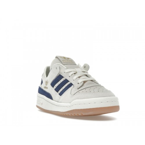 adidas Forum Low CL Cream White Dark Blue - мужская сетка размеров