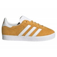 Детские adidas Gazelle Preloved Yellow Cloud White Gold Metallic (PS)