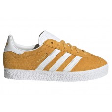 Детские adidas Gazelle Preloved Yellow Cloud White Gold Metallic (PS)