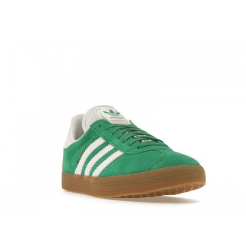 Кроссы adidas Gazelle Court Green Footwear White - мужская сетка размеров