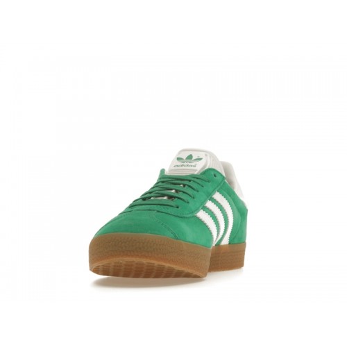 Кроссы adidas Gazelle Court Green Footwear White - мужская сетка размеров