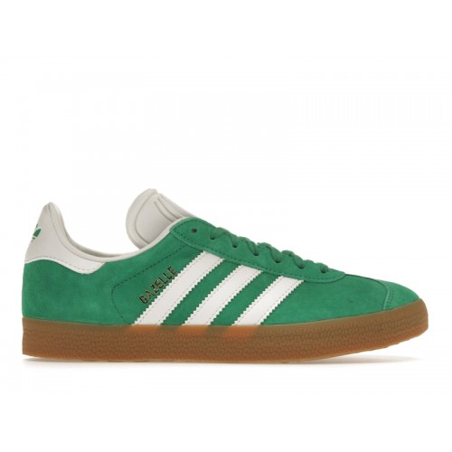 Кроссы adidas Gazelle Court Green Footwear White - мужская сетка размеров