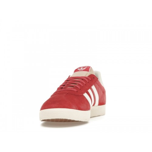 Кроссы adidas Gazelle Glory Red Off White - мужская сетка размеров