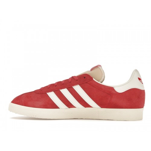 Кроссы adidas Gazelle Glory Red Off White - мужская сетка размеров