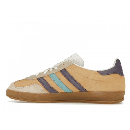 Кроссы adidas Gazelle Indoor Glow Orange Shadow Violet - мужская сетка размеров